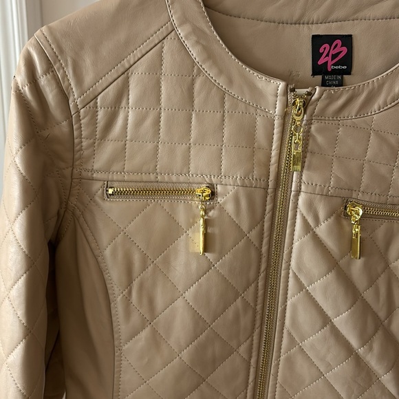 Quilted faux leather jacket - Picture 3 of 6